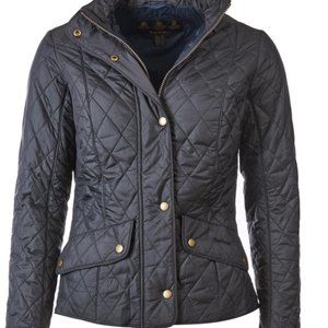 BARBOUR FLYWEIGHT CAVALRY QUILTED JACKET (Navy)